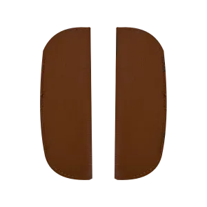 harness shoulder pads (pair) for luxury collection - tan