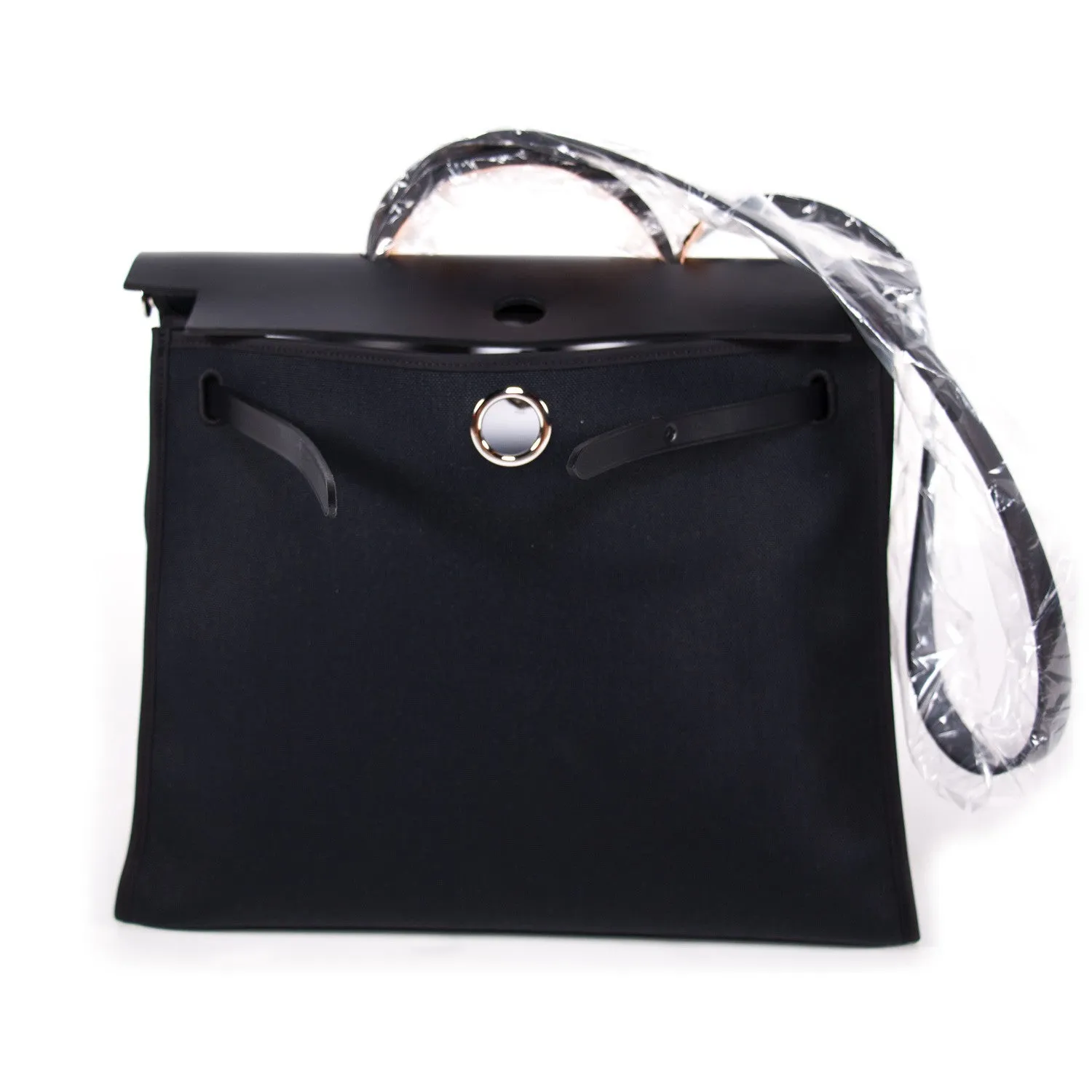 Hermes Herbag Zip 39 Black