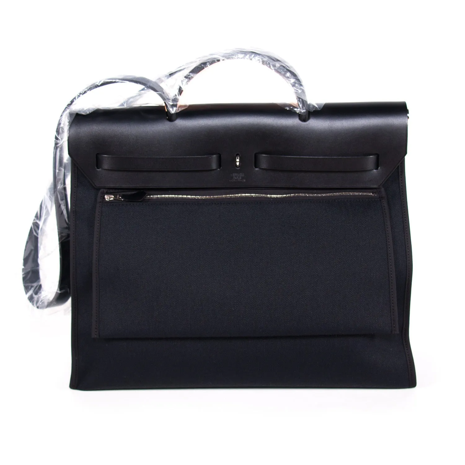 Hermes Herbag Zip 39 Black