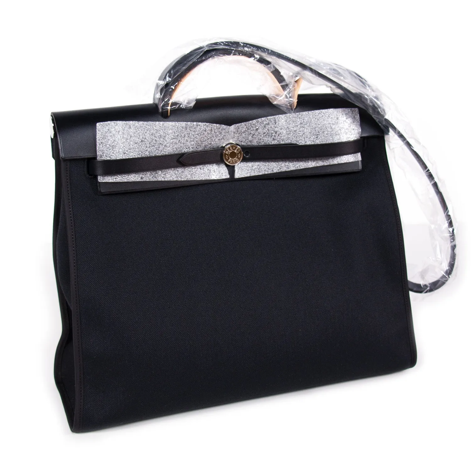 Hermes Herbag Zip 39 Black