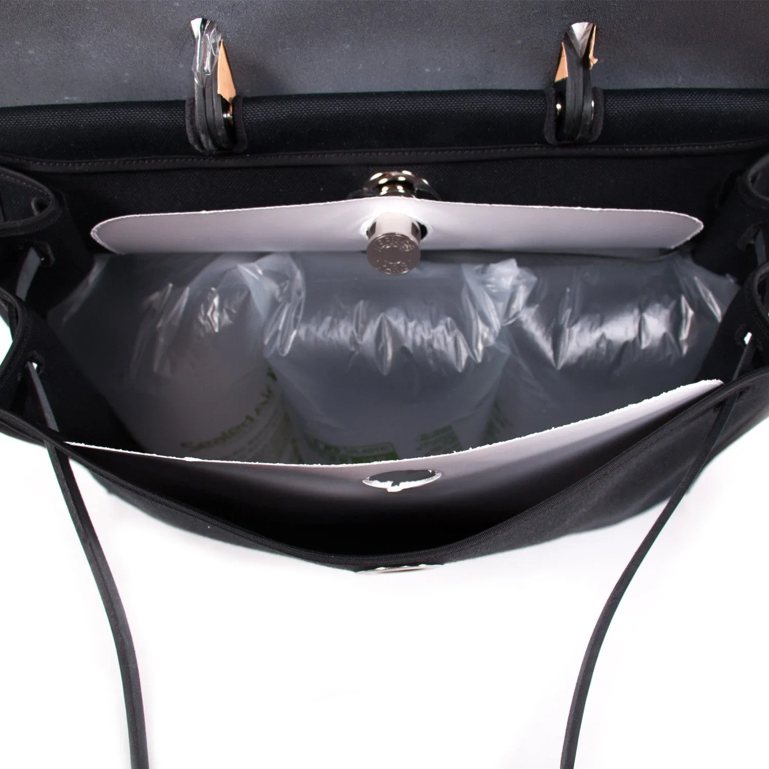Hermes Herbag Zip 39 Black