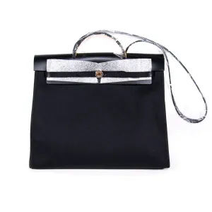 Hermes Herbag Zip 39 Black