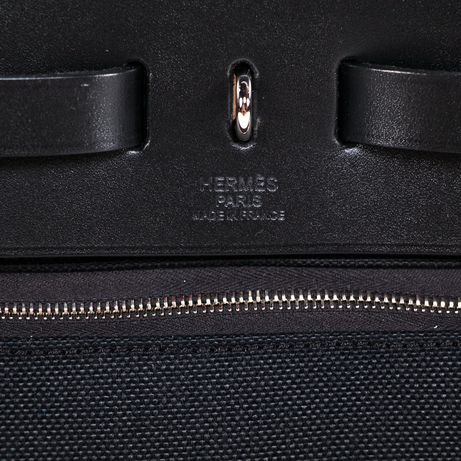 Hermes Herbag Zip 39 Black