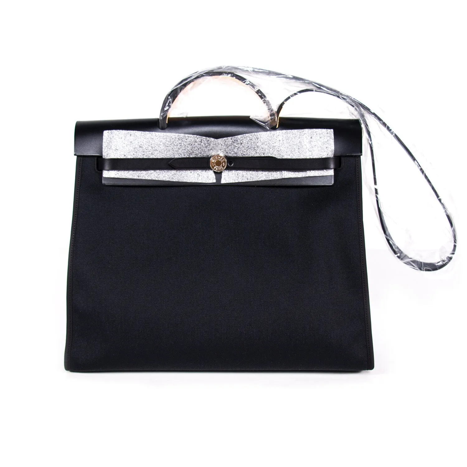 Hermes Herbag Zip 39 Black