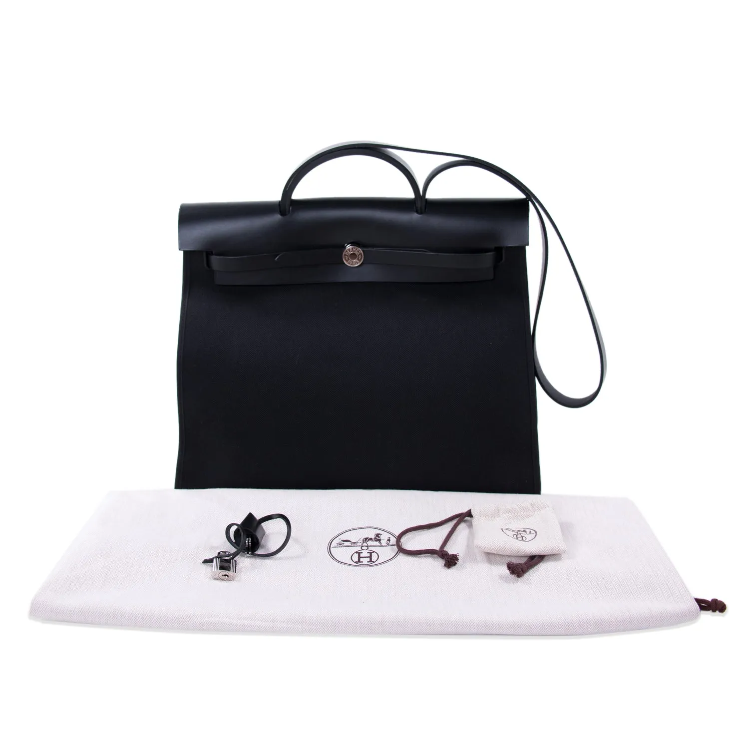 Hermès Herbag Zip 39 Black