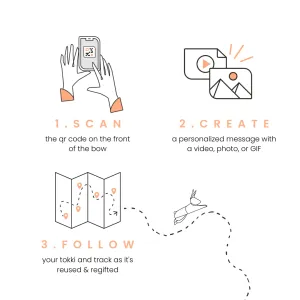 holly | qr card   gift bag