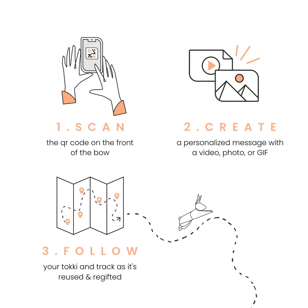 holly | qr card   gift bag