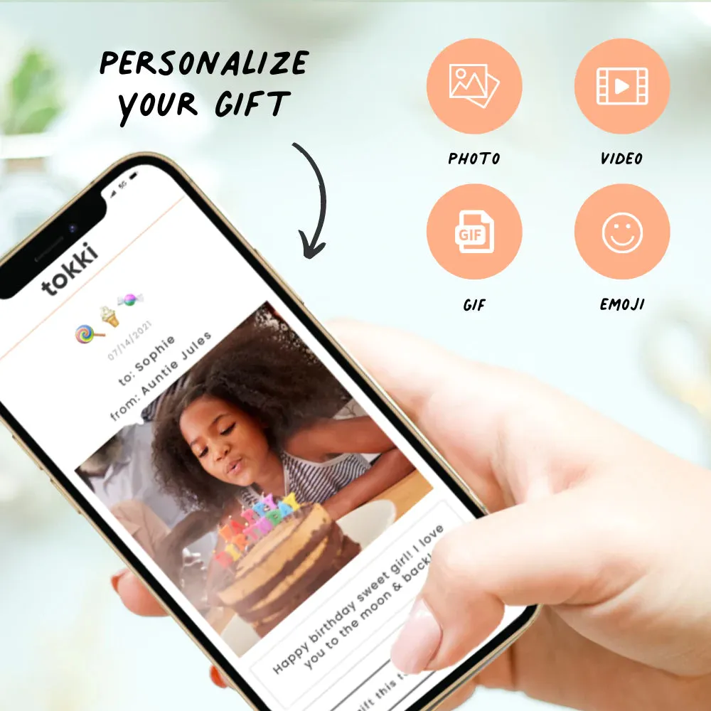 holly | qr card   gift bag