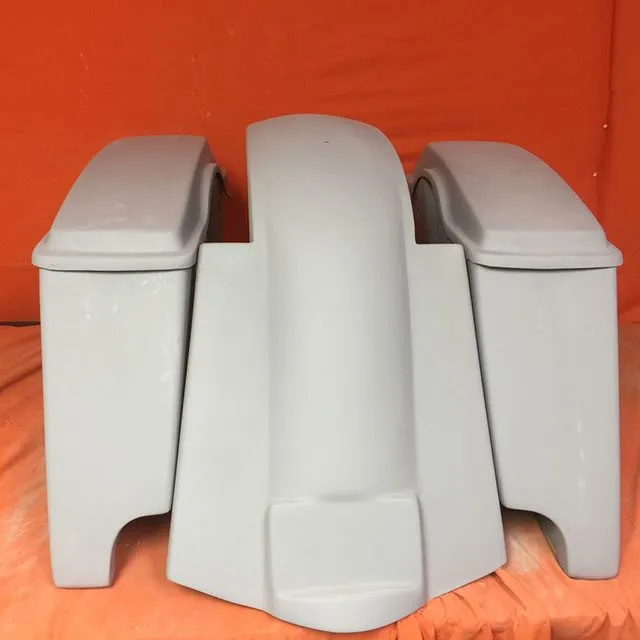 Honda Shadow Sabre 1100 6" Extended Saddlebags Bags Rear Fender Lids