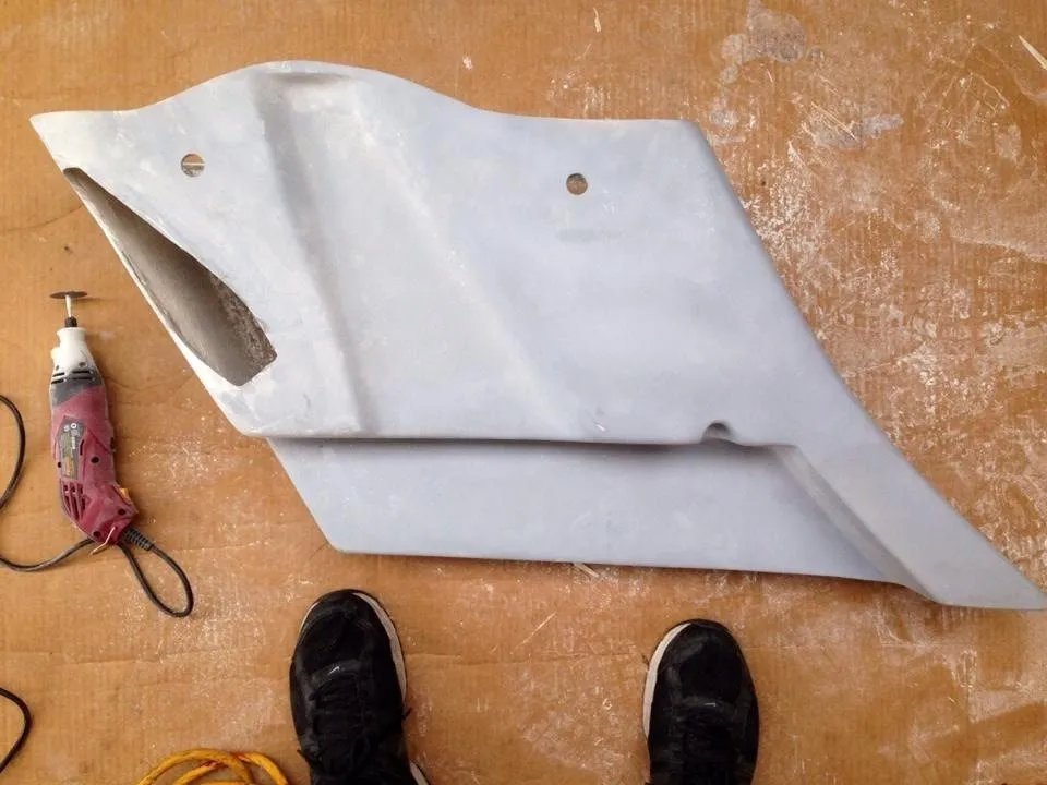 Honda VTX 1800 / 1300 6" Extended Stretched Out & Down Bags   Rear Fender   Lids  Fender No Cut Outs