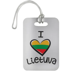 I Love Lietuva - Luggage Bag Tag