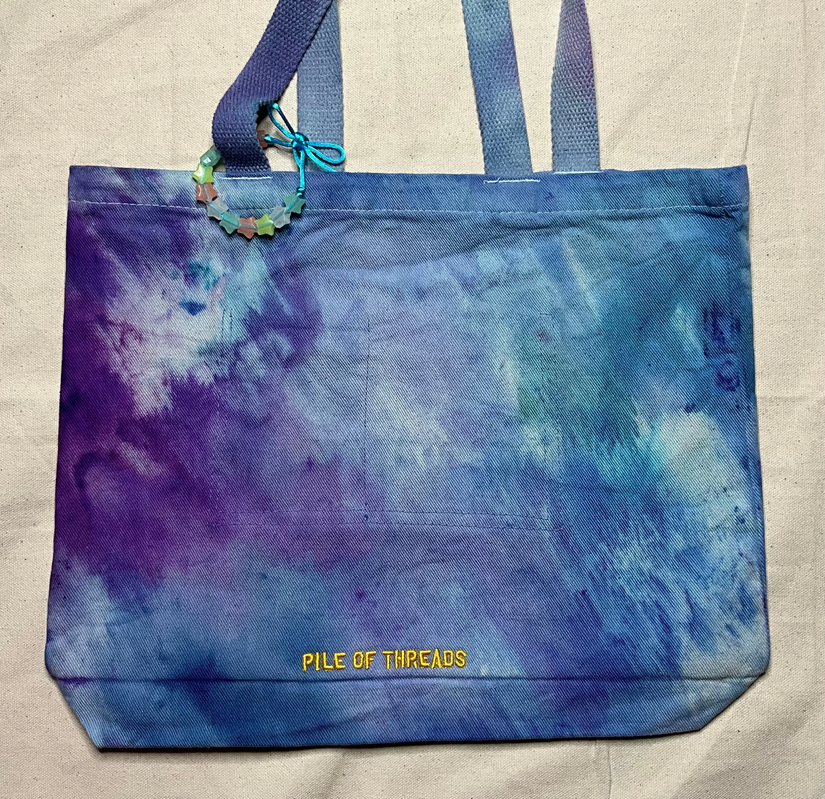 “I Love Memphis” Trippy Glow Tote, Lemon-Lime