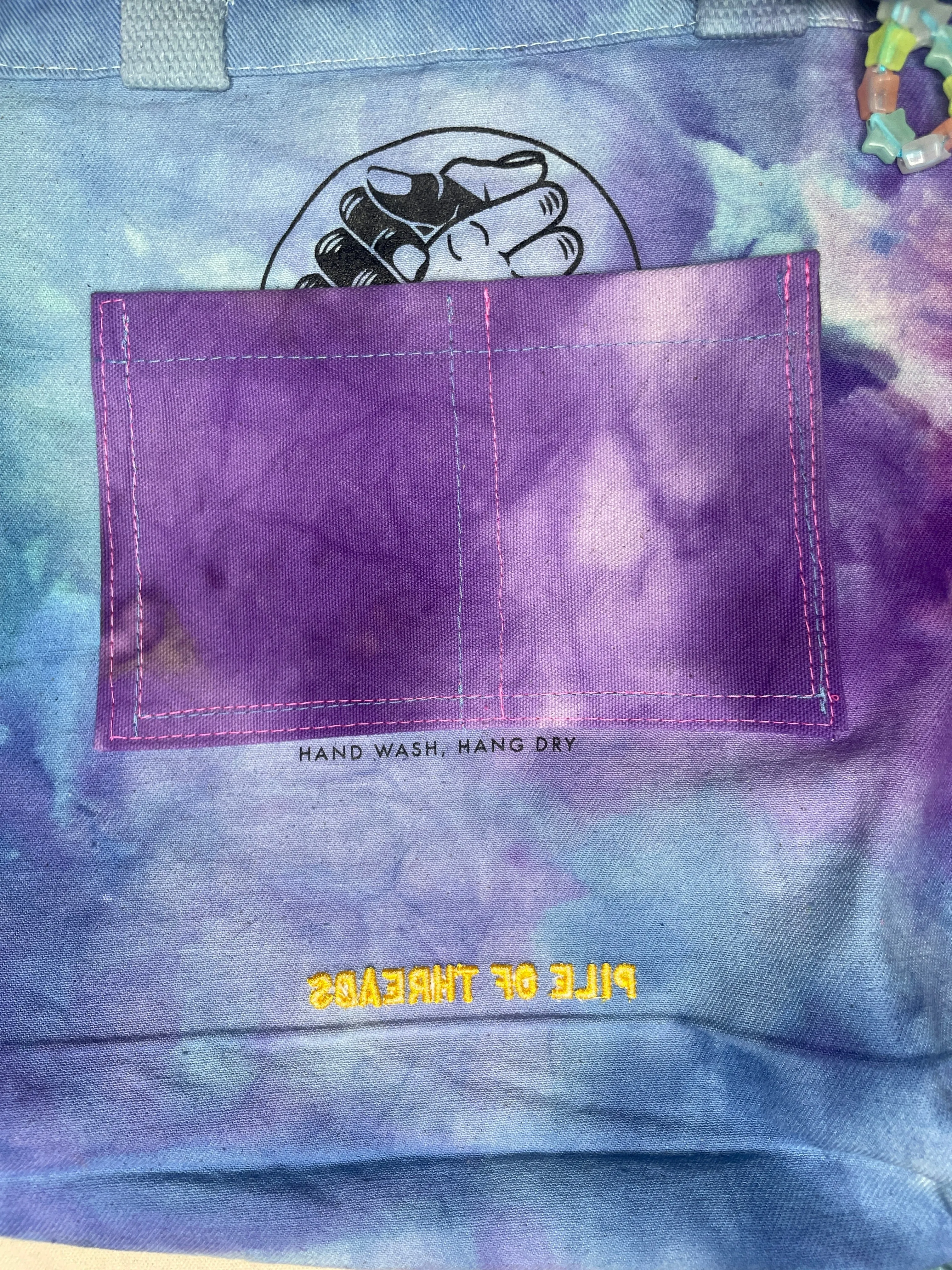 “I Love Memphis” Trippy Glow Tote, Lemon-Lime