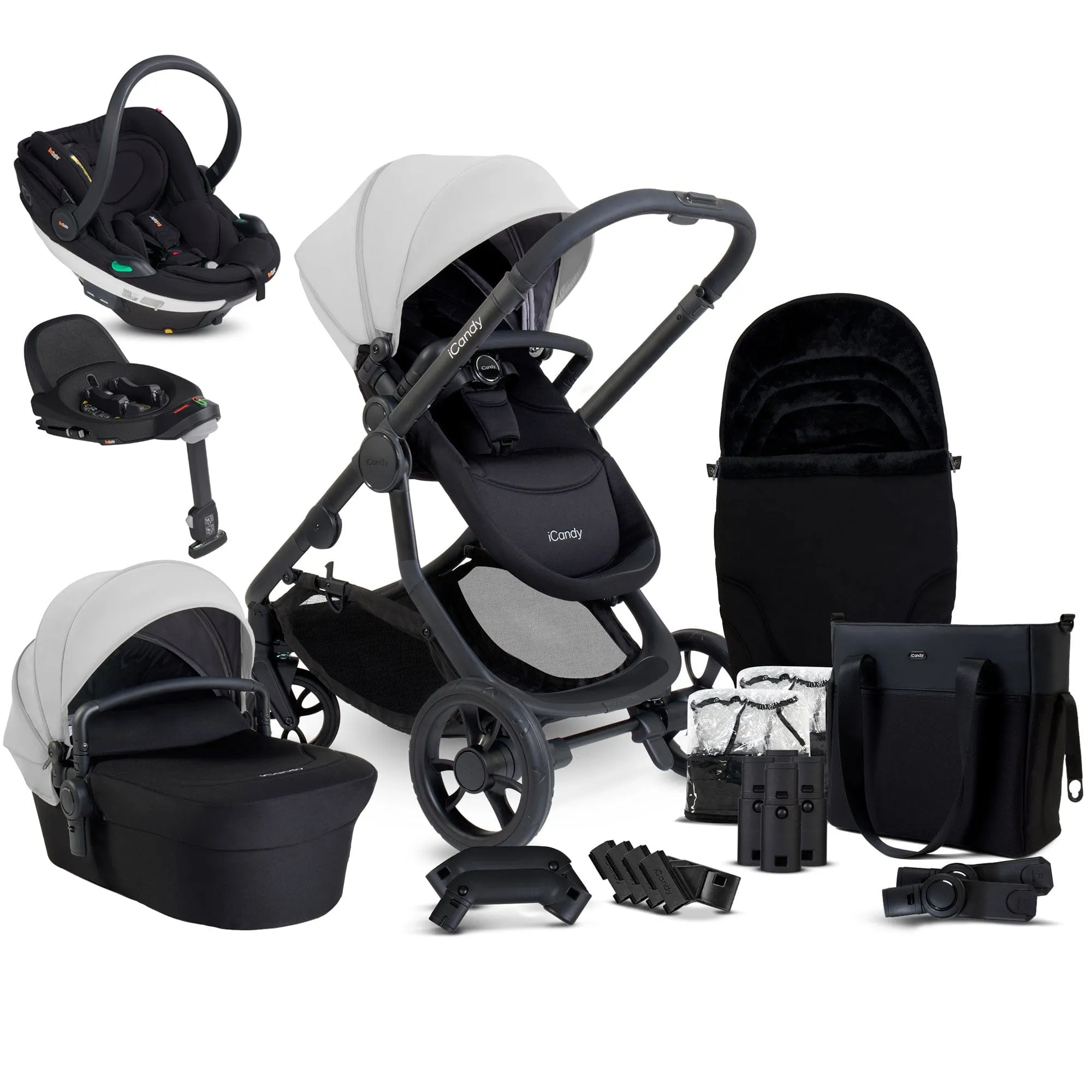 iCandy Orange 4 BeSafe Travel System in Glacier