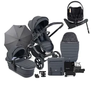 iCandy Peach 7 Complete Besafe Bundle in Dark Grey