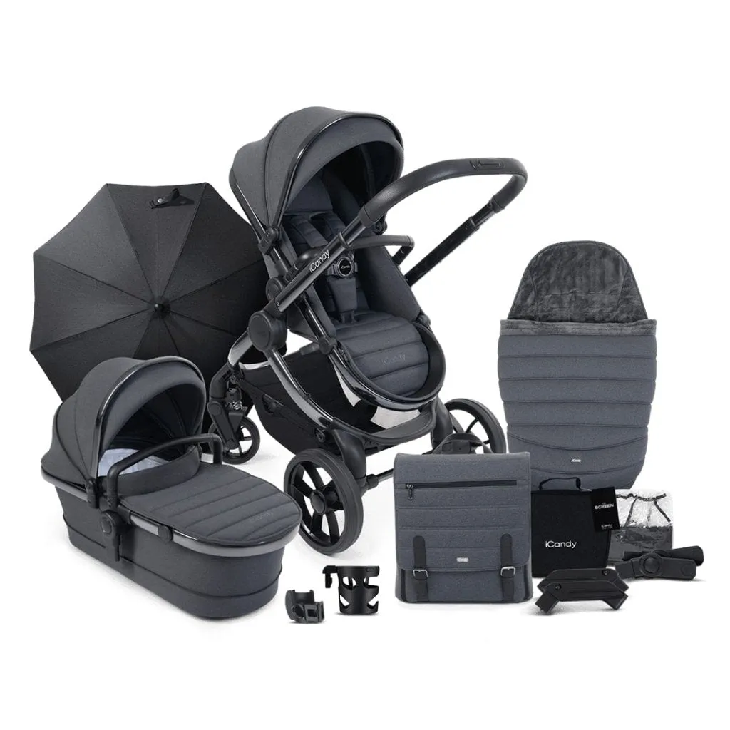 ICANDY Peach 7 Complete Bundle - Dark Grey