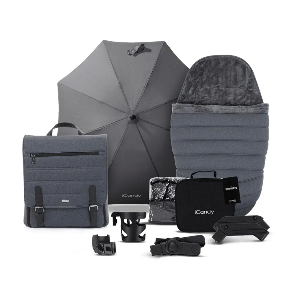 ICANDY Peach 7 Complete Bundle - Dark Grey
