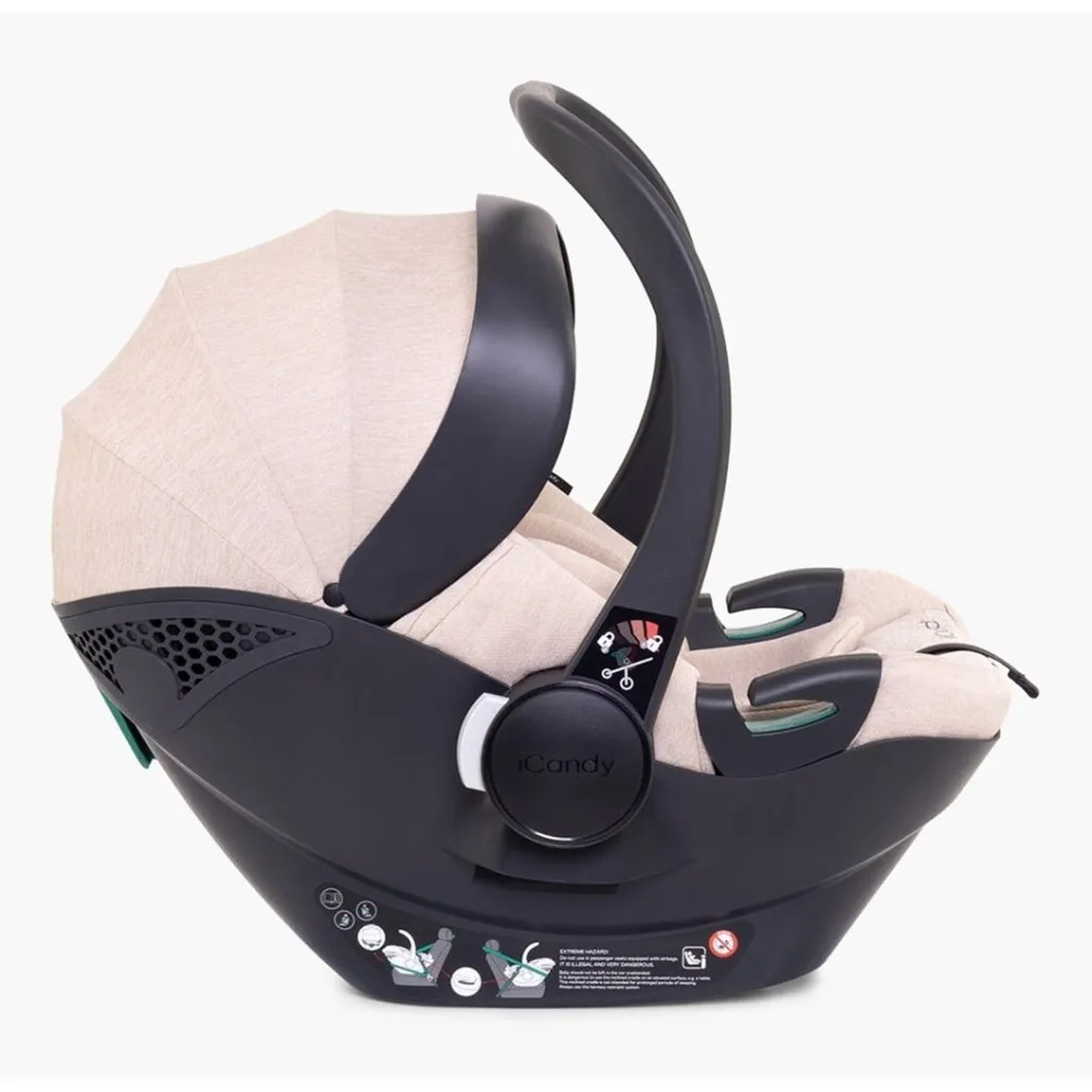 ICANDY Peach 7 Complete Bundle with Cocoon Car Seat & Base - Cookie