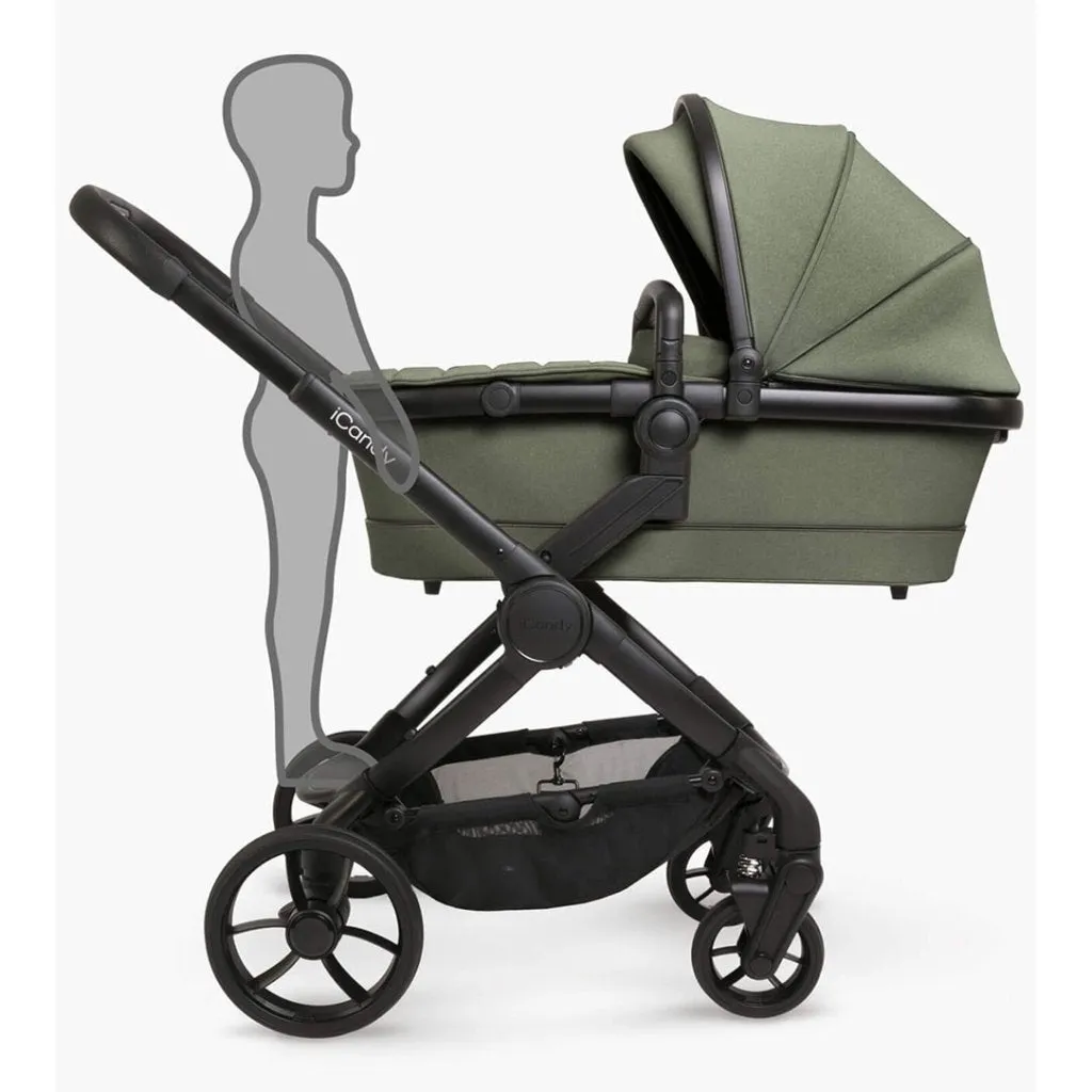 ICANDY Peach 7 Complete Bundle with Cocoon Car Seat & Base - Ivy