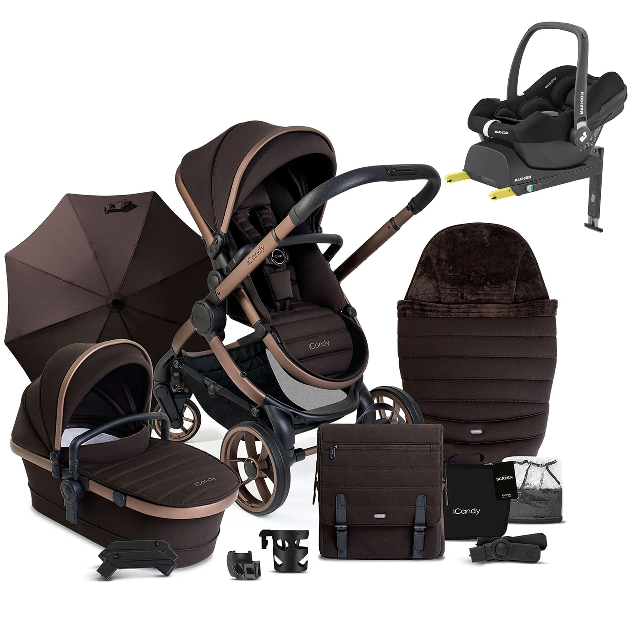 iCandy Peach 7 Complete Maxi-Cosi Bundle in Pecan
