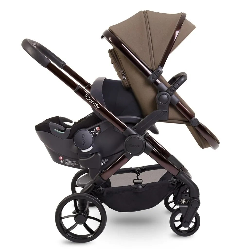 ICANDY Peach 7 Double Pushchair and Carrycot Combo Set - Coco