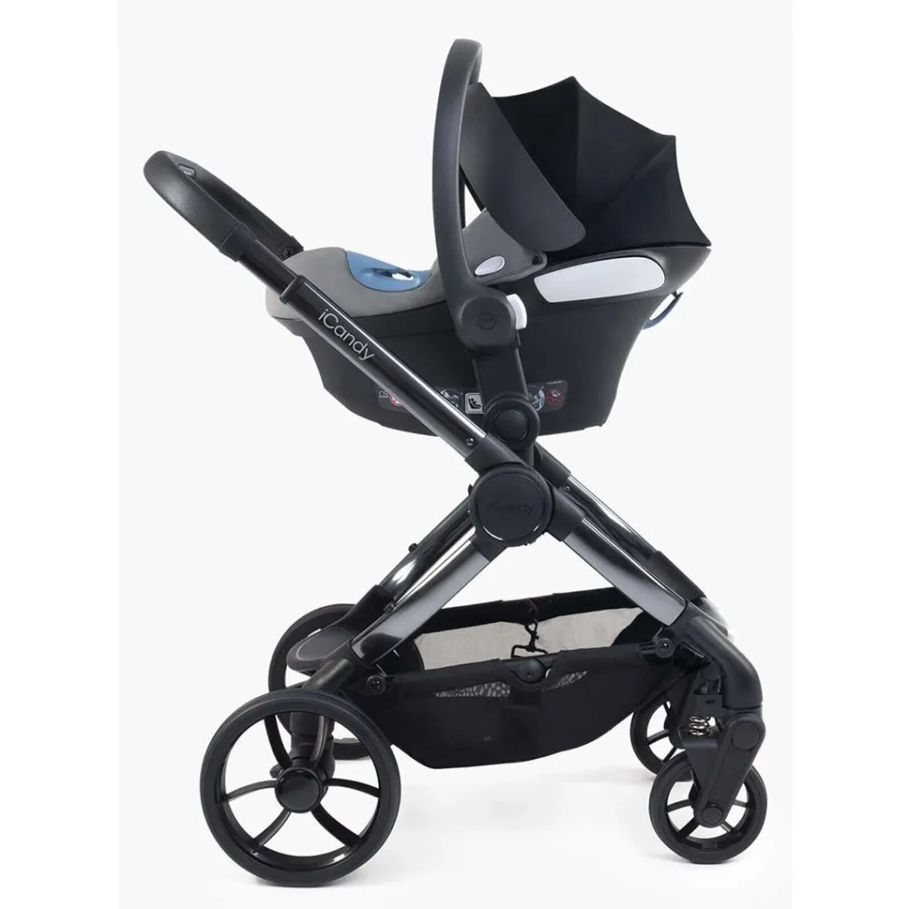ICANDY Peach 7 Double Pushchair and Carrycot Combo Set - Truffle