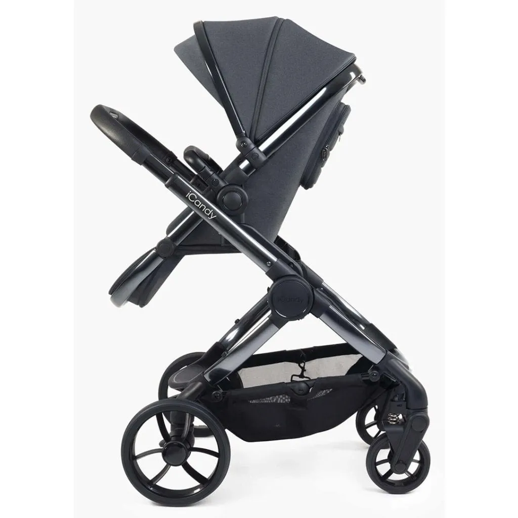 ICANDY Peach 7 Double Pushchair and Carrycot Combo Set - Truffle