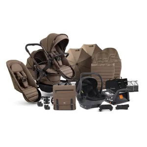 ICANDY Peach 7 Double Pushchair and Carrycot Complete Bundle Set - Coco