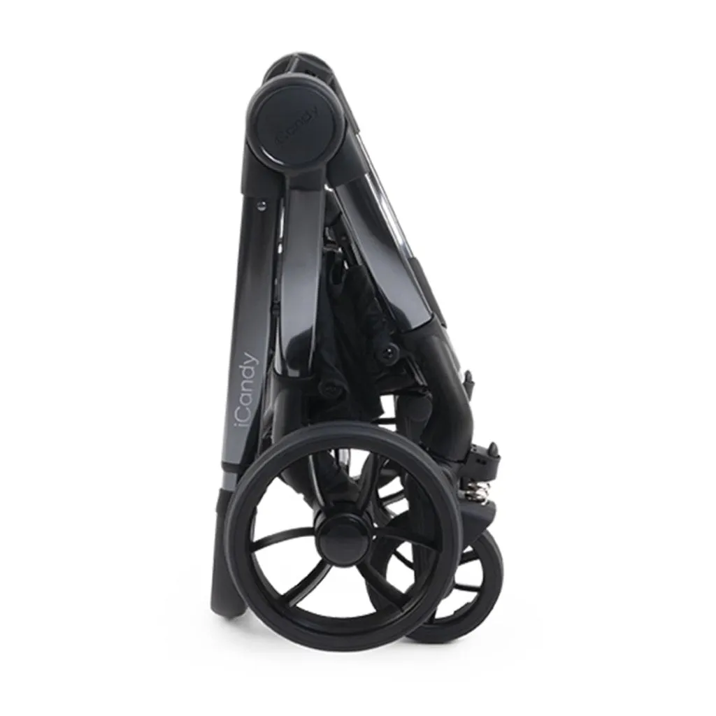 ICANDY Peach 7 Double Pushchair and Carrycot Complete Bundle Set - Truffle