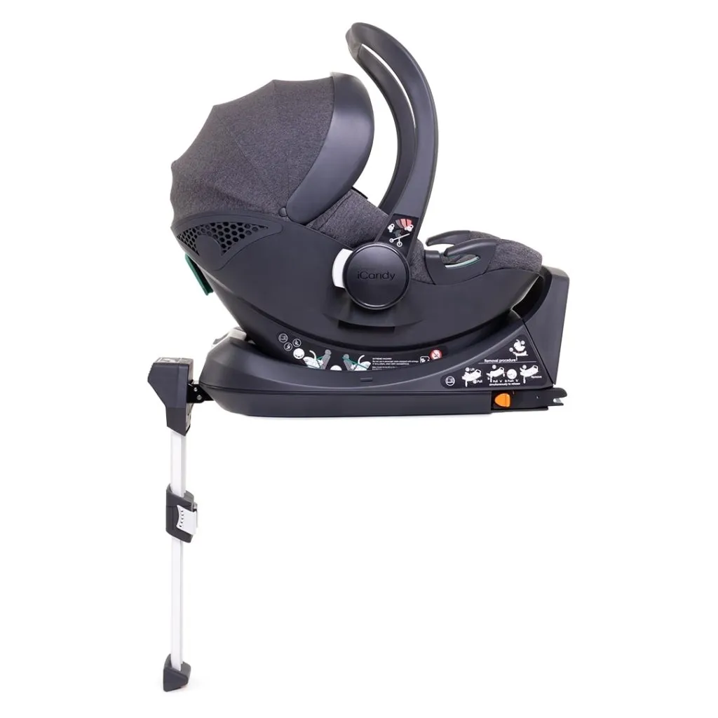 ICANDY Peach 7 Double Pushchair and Carrycot Complete Bundle Set - Truffle