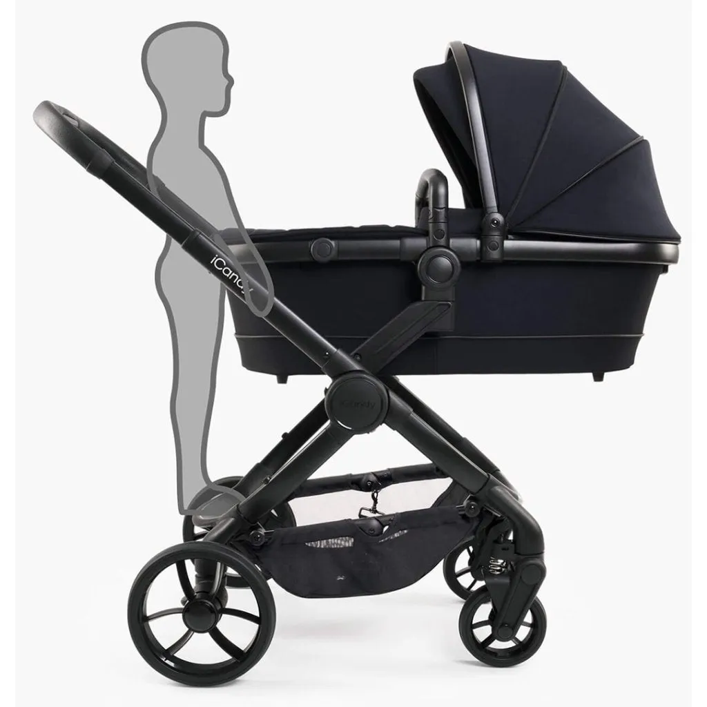 ICANDY Peach 7 Double with Black Cocoon Car Seat & Base - Black Edition