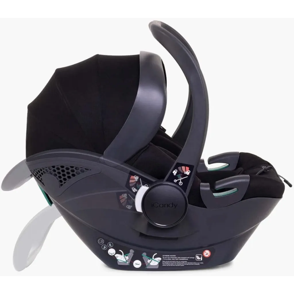 ICANDY Peach 7 Double with Black Cocoon Car Seat & Base - Coco