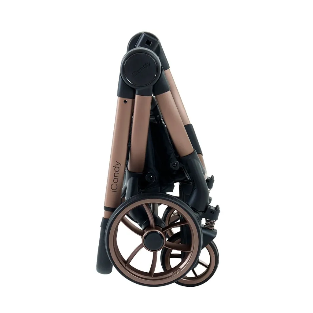 ICANDY Peach 7 Double with Black Cocoon Car Seat & Base - Pecan