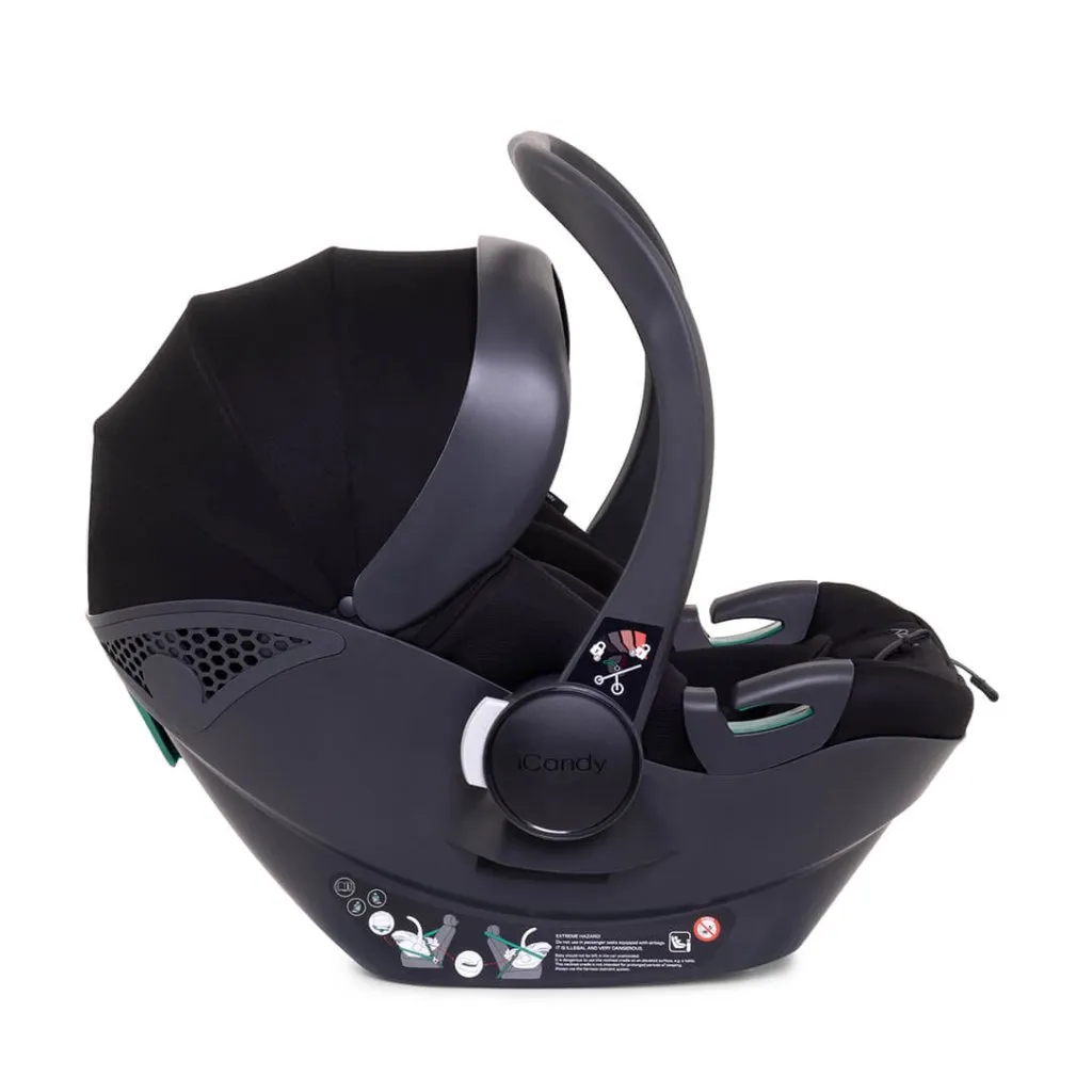 ICANDY Peach 7 Double with Black Cocoon Car Seat & Base - Pecan