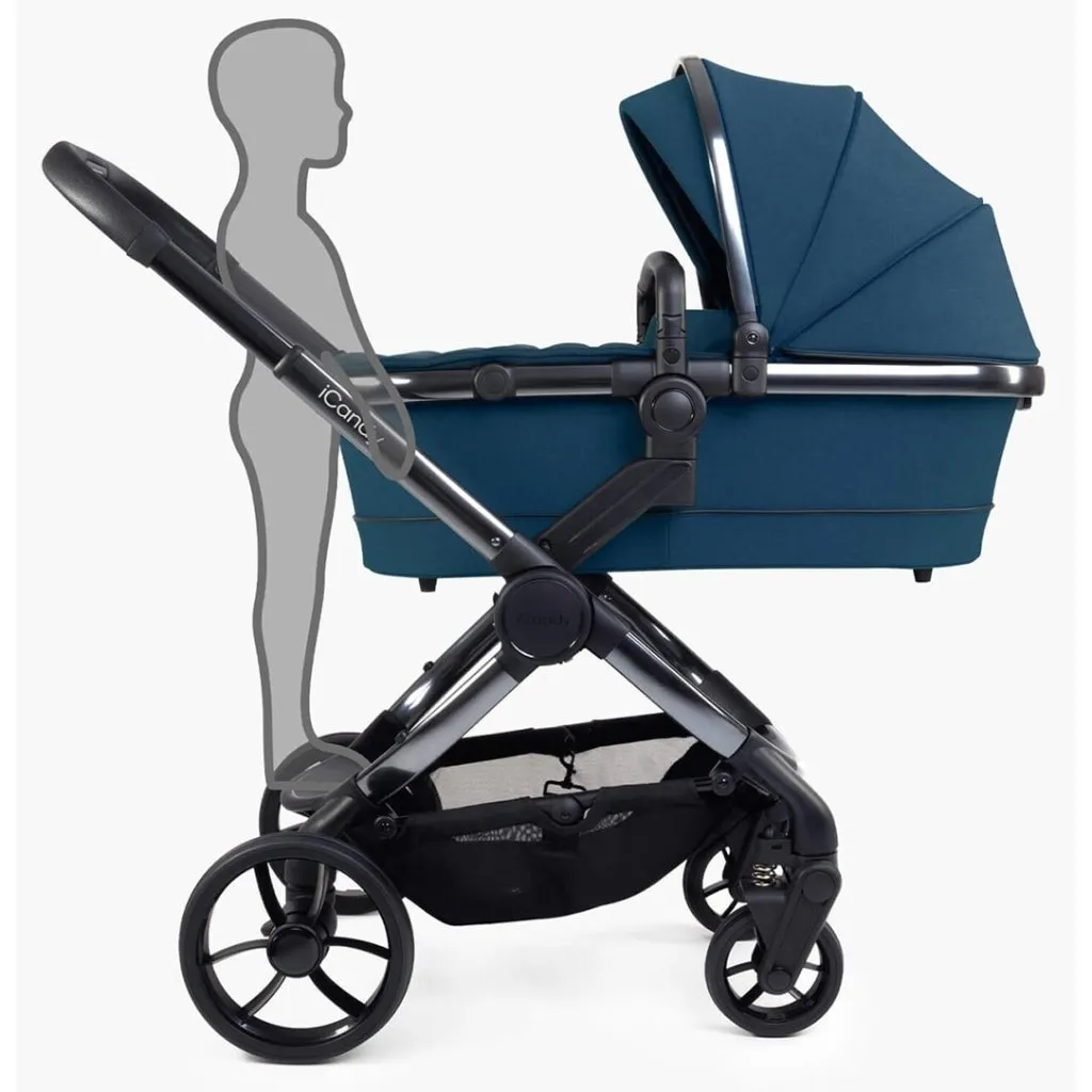 ICANDY Peach 7 Double with Black Cocoon Car Seat & Base - Phantom (Cobalt)