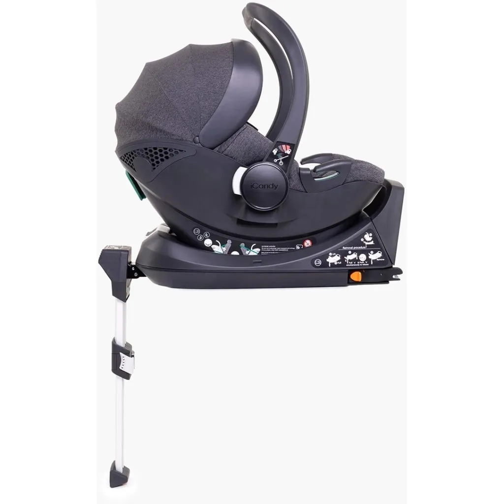 ICANDY Peach 7 Double with Dark Grey Cocoon Car Seat & Base - Truffle