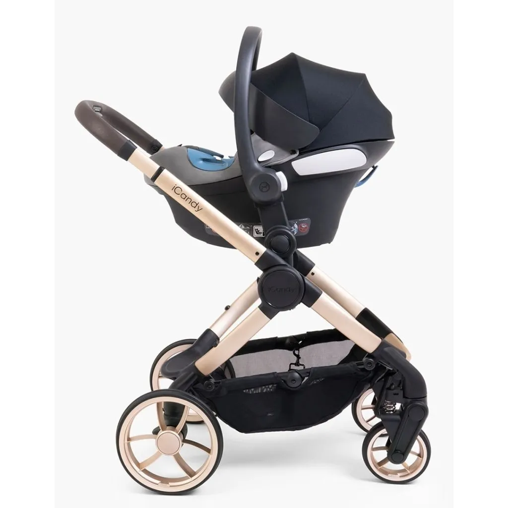 ICANDY Peach 7 Double with Latte Cocoon Car Seat & Base - Blonde (Biscotti)