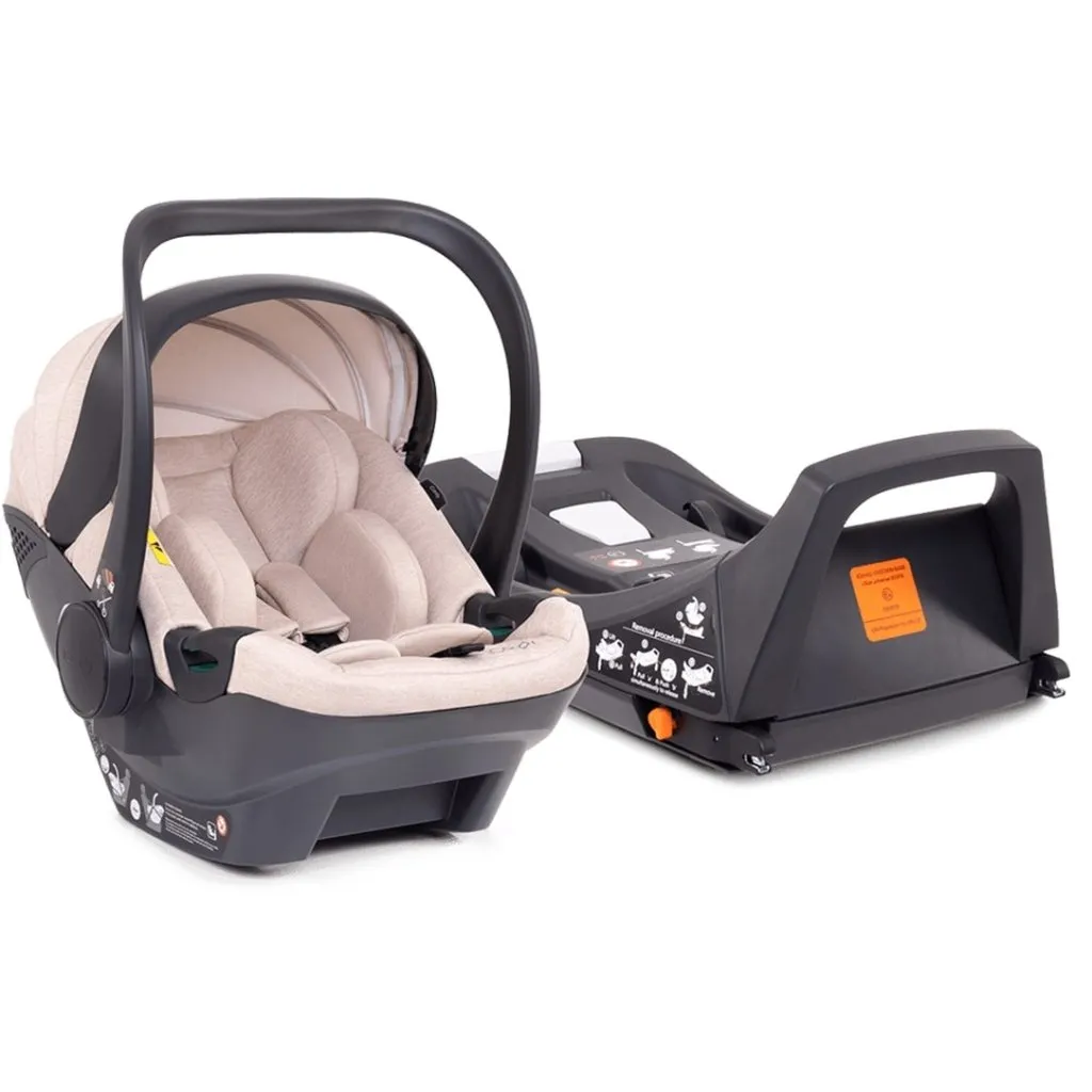 ICANDY Peach 7 Double with Latte Cocoon Car Seat & Base - Blonde (Biscotti)