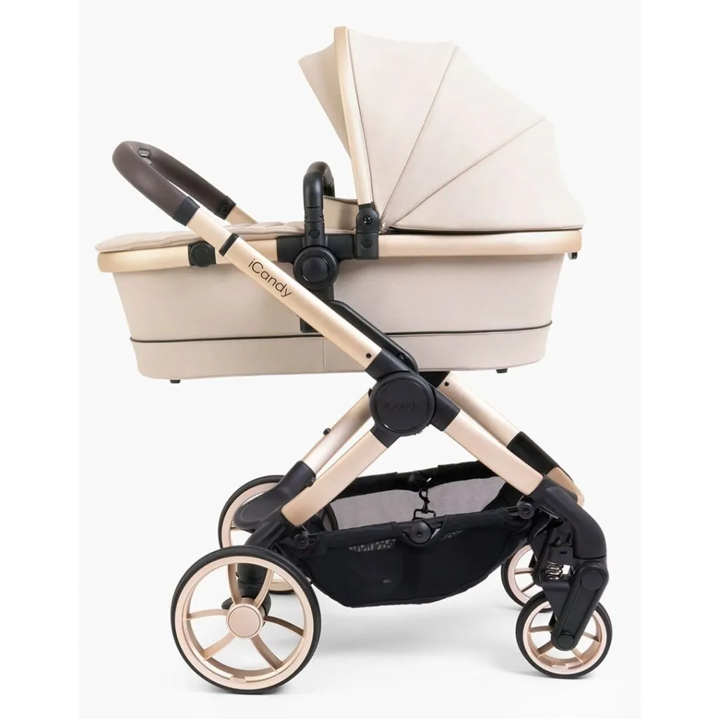 ICANDY Peach 7 Double with Latte Cocoon Car Seat & Base - Blonde (Biscotti)