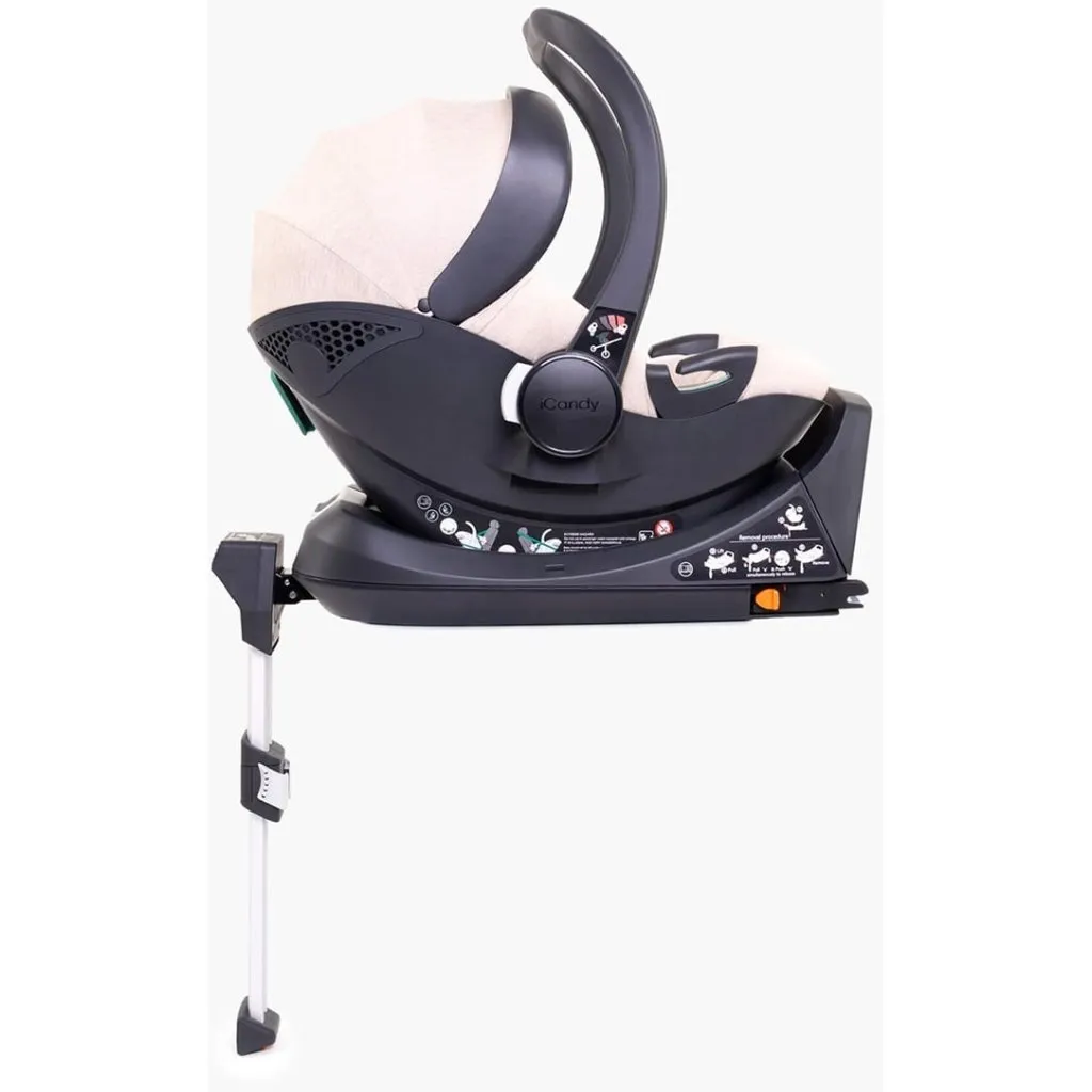ICANDY Peach 7 Double with Latte Cocoon Car Seat & Base - Blonde (Biscotti)
