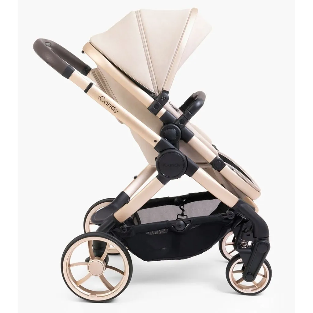 ICANDY Peach 7 Double with Latte Cocoon Car Seat & Base - Blonde (Biscotti)
