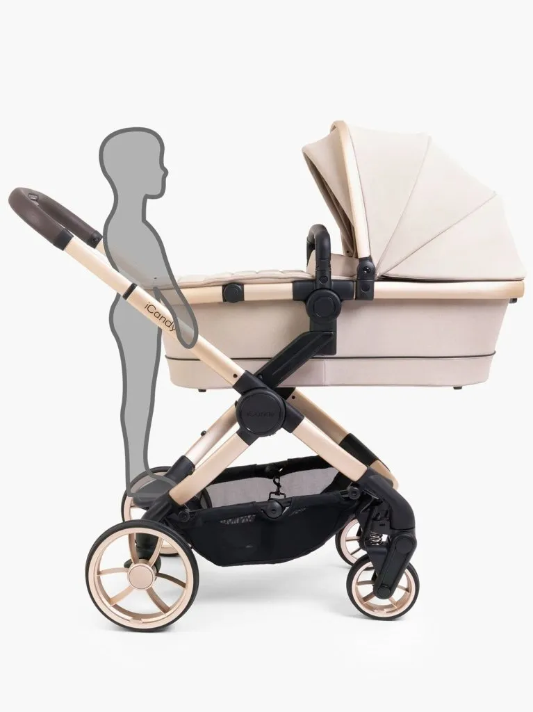 ICANDY Peach 7 Double with Latte Cocoon Car Seat & Base - Blonde (Biscotti)