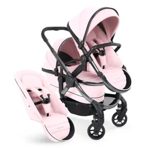 ICANDY Peach 7 Double with Latte Cocoon Car Seat & Base - Phantom (Blush)