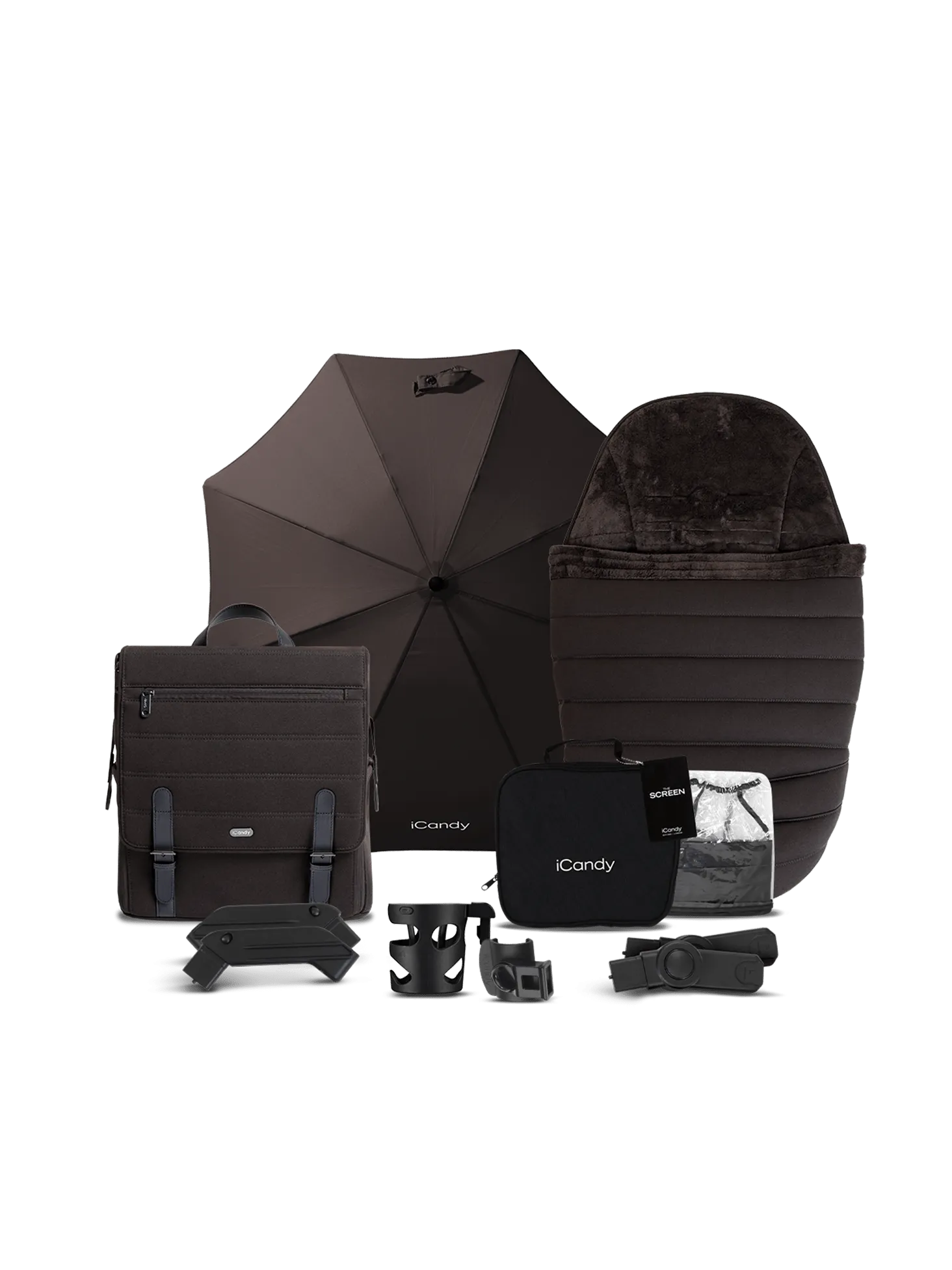 iCandy Peach 7 Maxi Cosi Cabriofix i-Size Travel System Bundle - Pecan