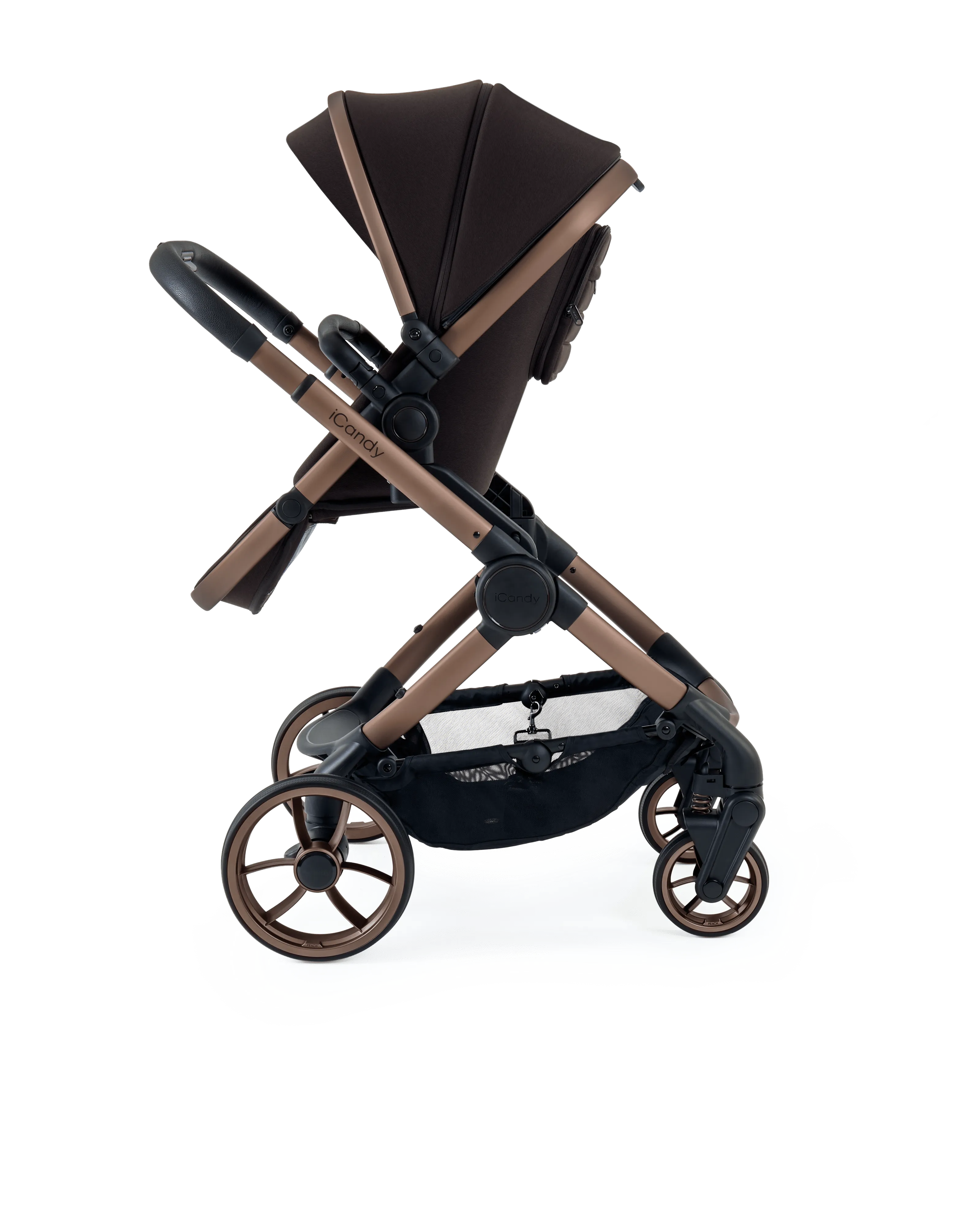 iCandy Peach 7 Maxi Cosi Cabriofix i-Size Travel System Bundle - Pecan