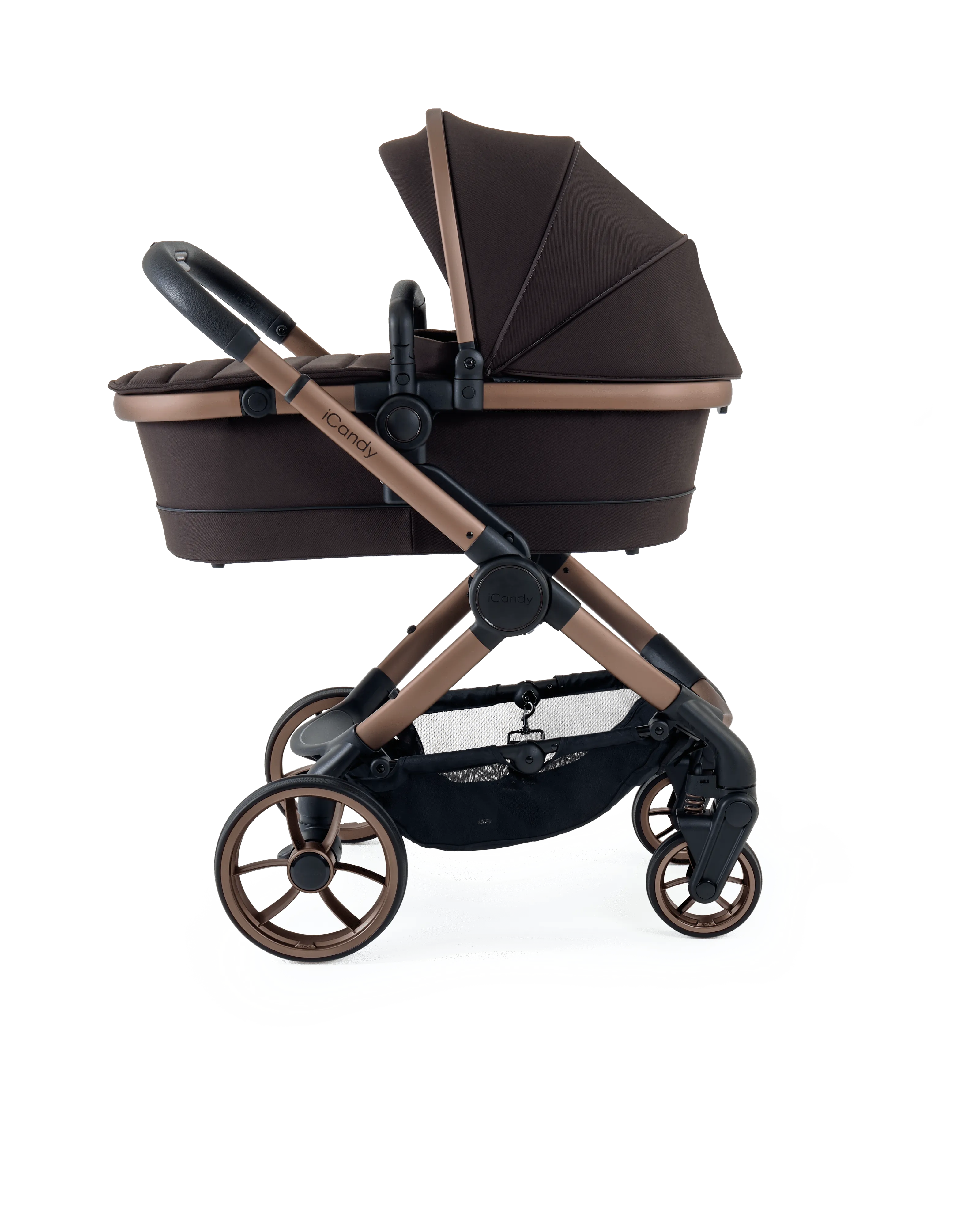 iCandy Peach 7 Maxi Cosi Cabriofix i-Size Travel System Bundle - Pecan