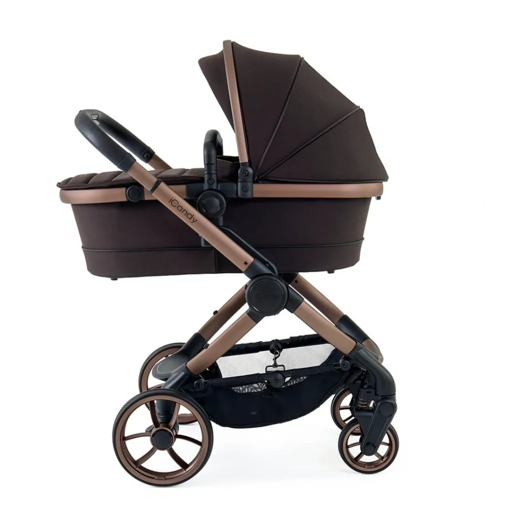 ICANDY Peach 7 Pushchair and Carrycot Combo Set - Pecan