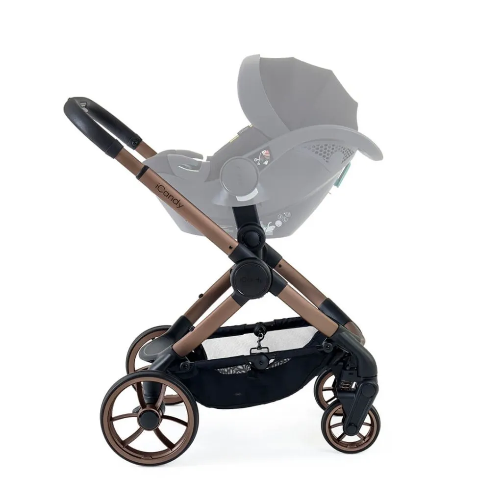 ICANDY Peach 7 Pushchair and Carrycot Combo Set - Pecan