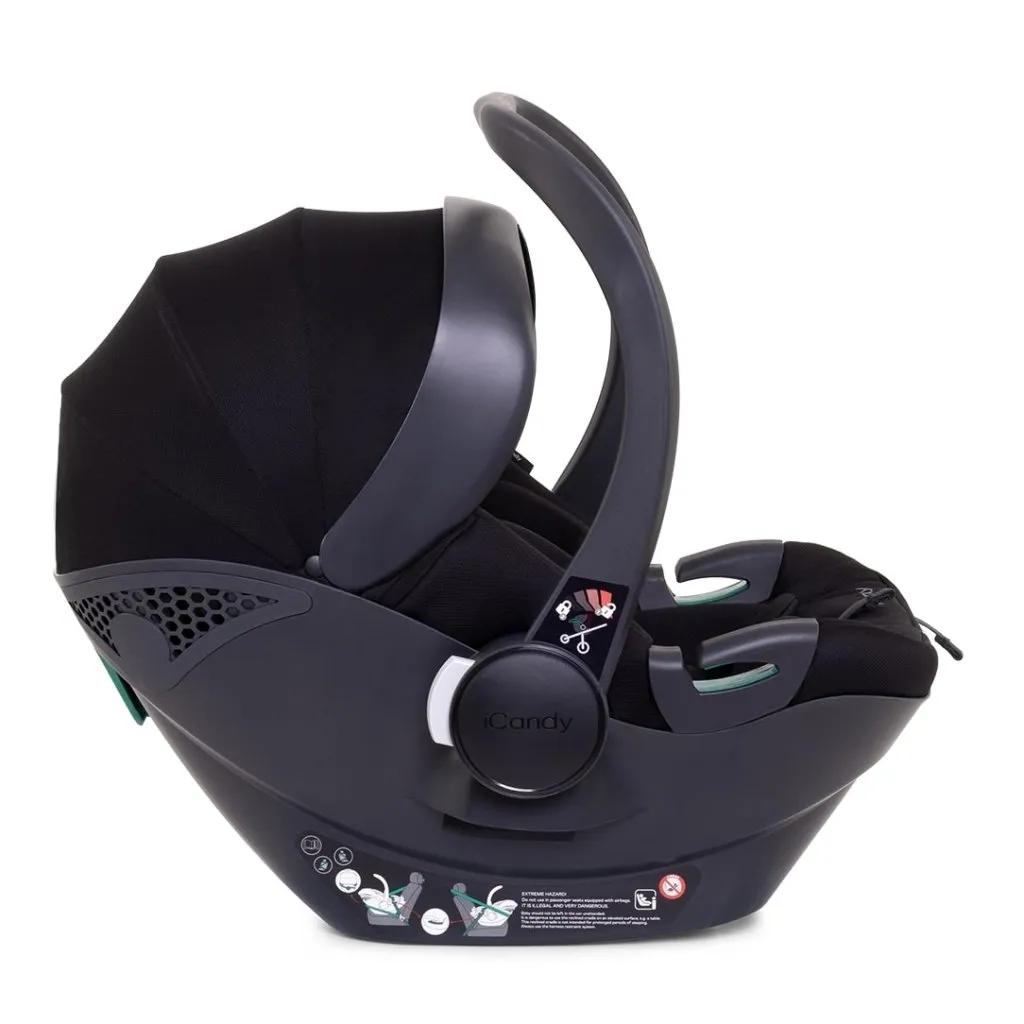 ICANDY Peach 7 Twin Pushchair Bundle With 2 x Cocoon Car Seat & Base - Pecan