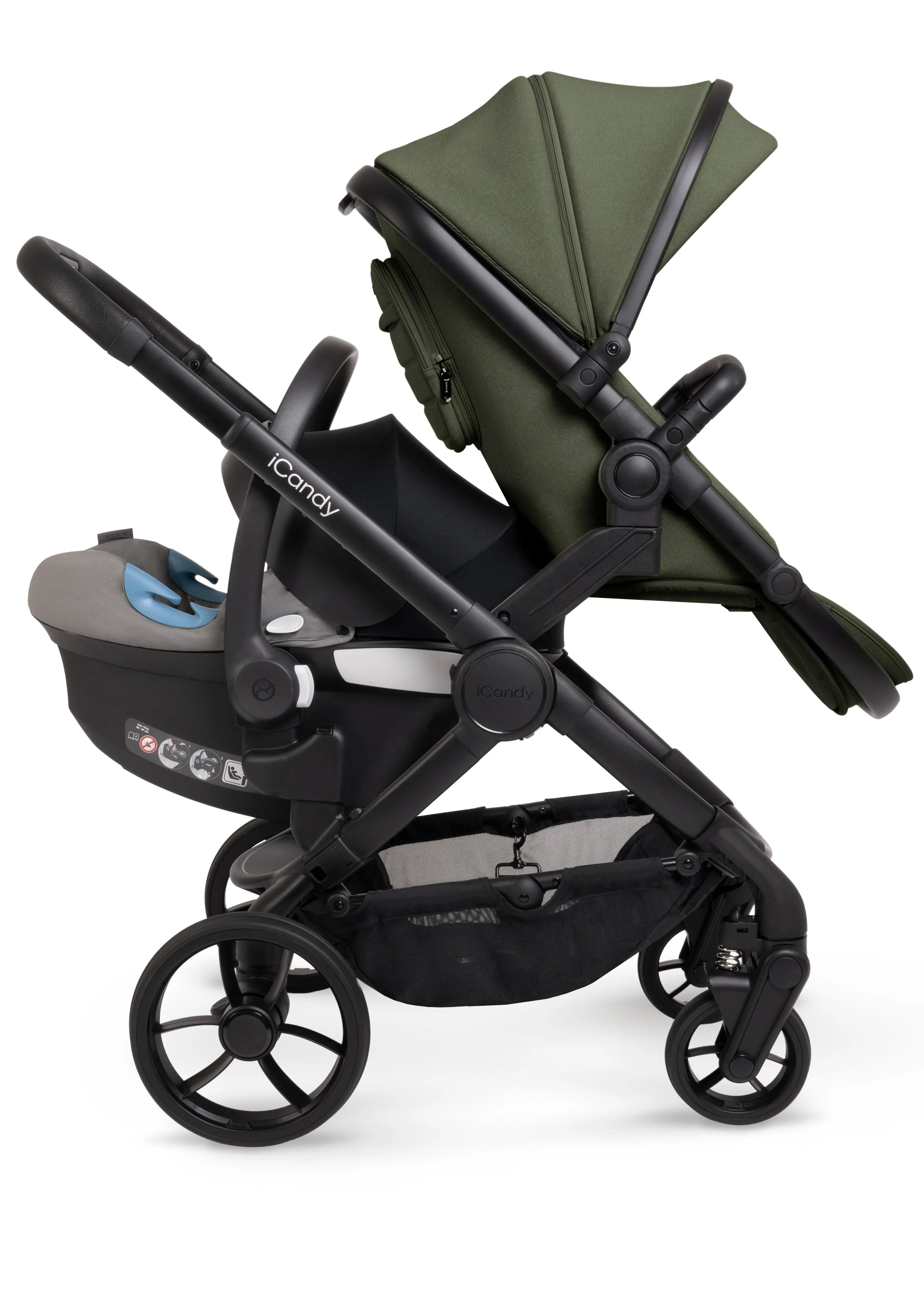 iCandy Peach 7 Twin Travel System (Cocoon) Bundle - Ivy
